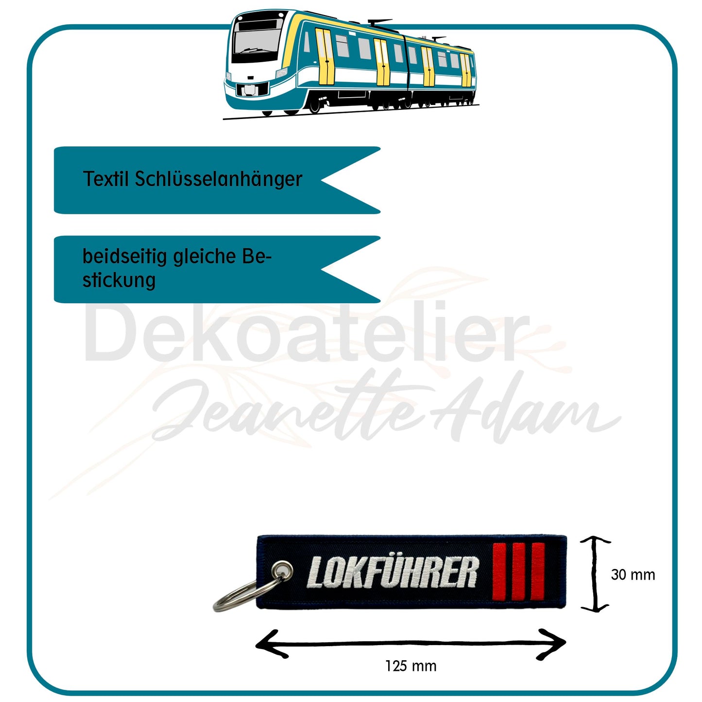 Lokführer Schlüsselanhänger
