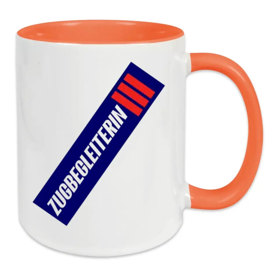 Keramik-Tasse - Zugbegleiterin in verschiedenen Farben und Kombinationen