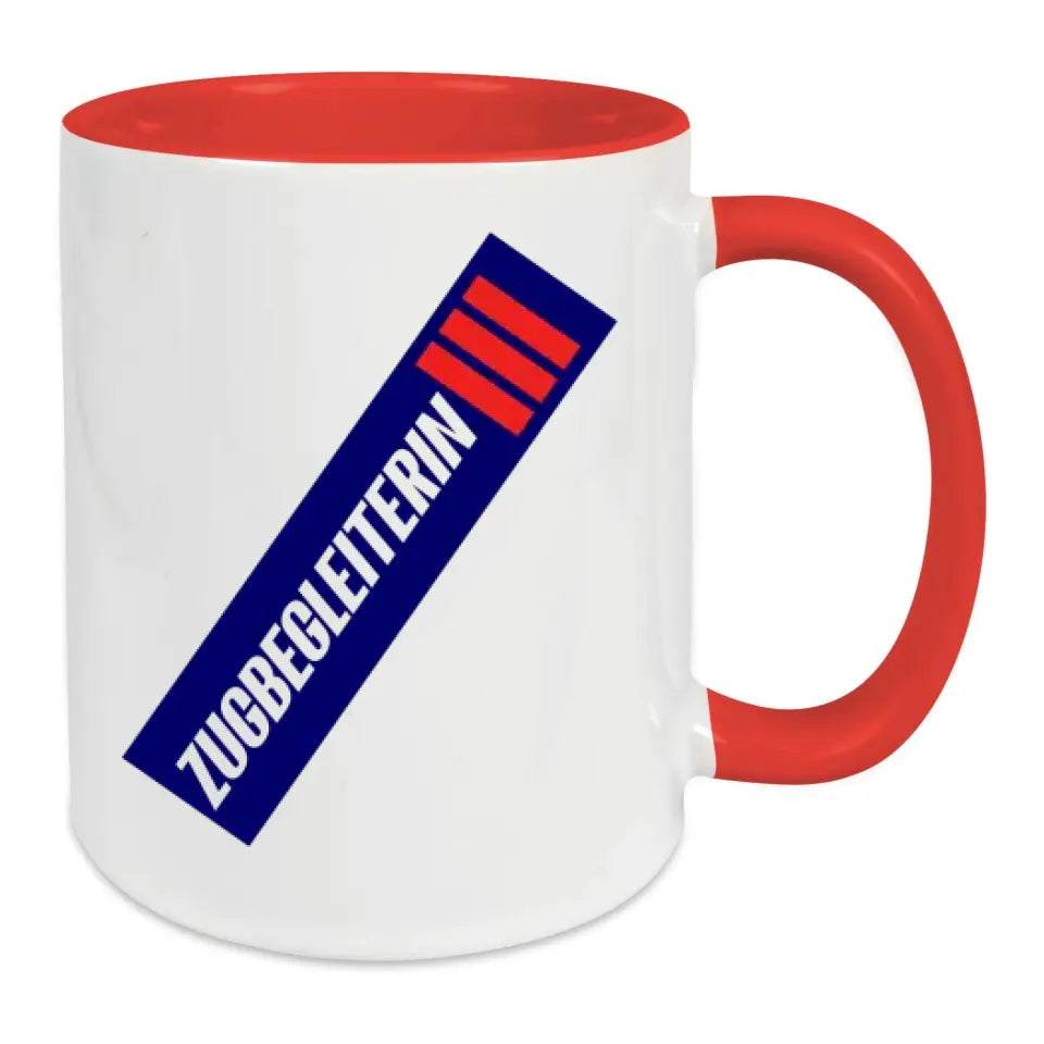 Keramik-Tasse - Zugbegleiterin in verschiedenen Farben und Kombinationen