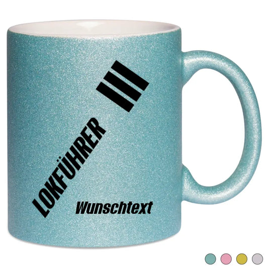 Keramik-Tasse Spark - Lokführer in verschiedenen Varianten - Personalisiert