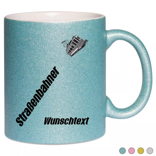 Keramik-Tasse Spark - Straßenbahner in verschiedenen Varianten - Personalisiert
