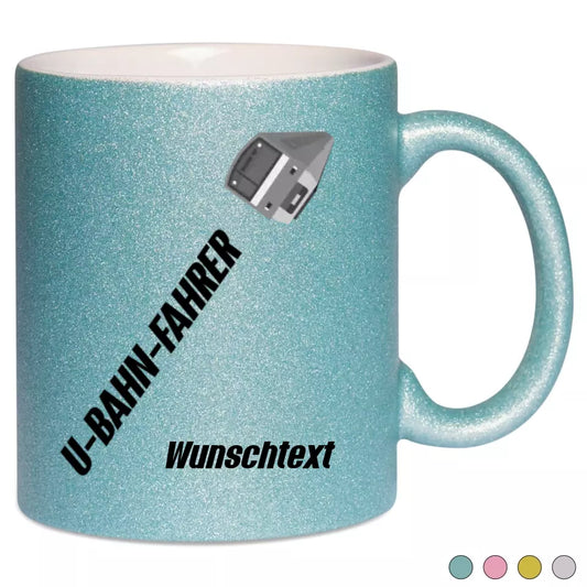 Keramik-Tasse Spark - U-Bahn-Fahrer in verschiedenen Varianten - Personalisiert