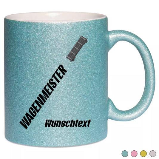 Keramik-Tasse Spark - Wagenmeister in verschiedenen Varianten - Personalisiert
