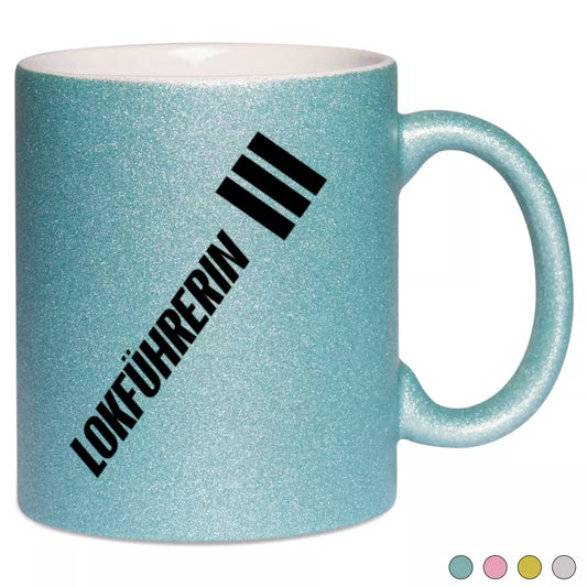Keramik-Tasse Spark - Lokführerin in verschiedenen Varianten
