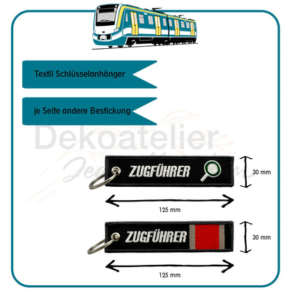 Zugführer Schlüsselanhänger